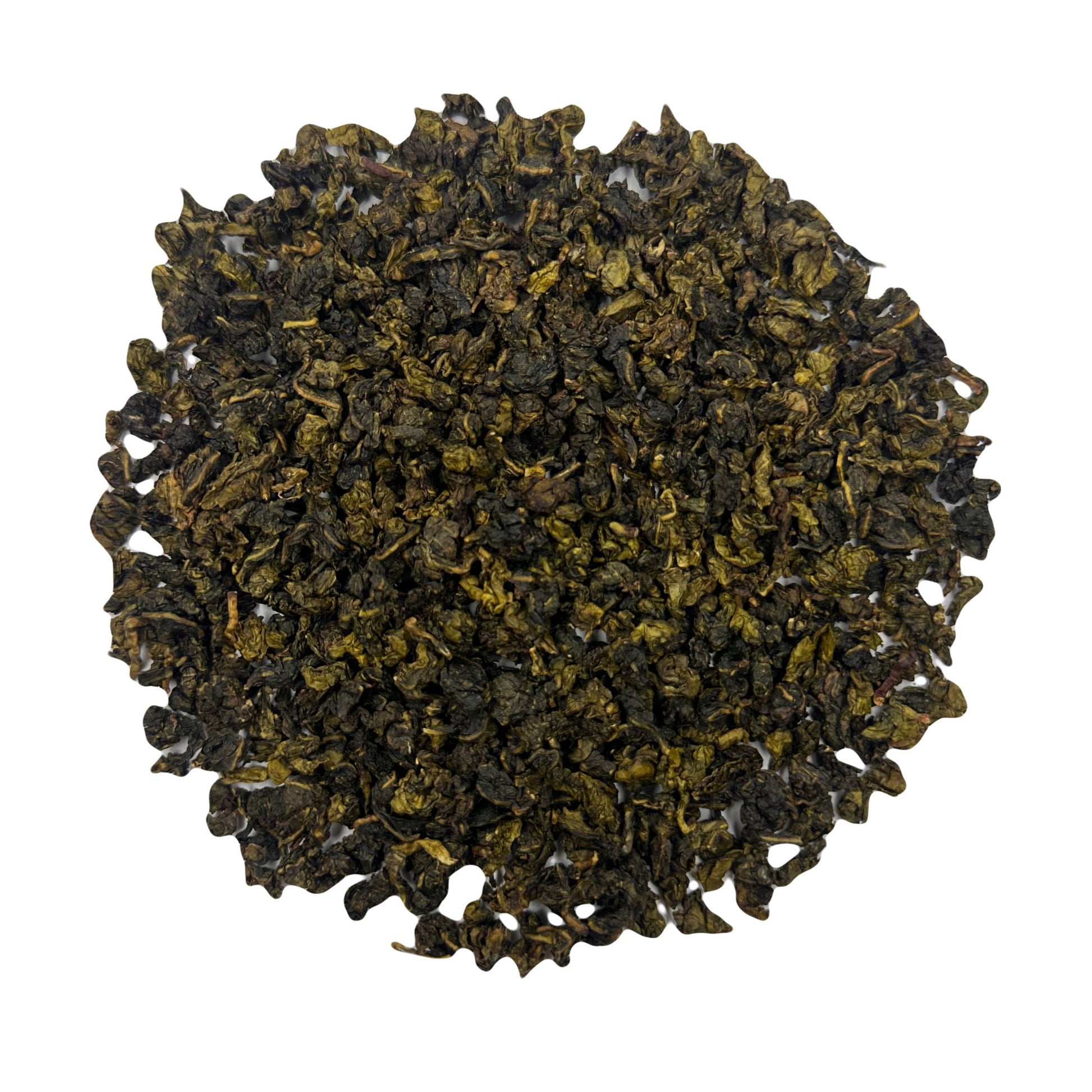 Milky Oolong, oolong tea, top view