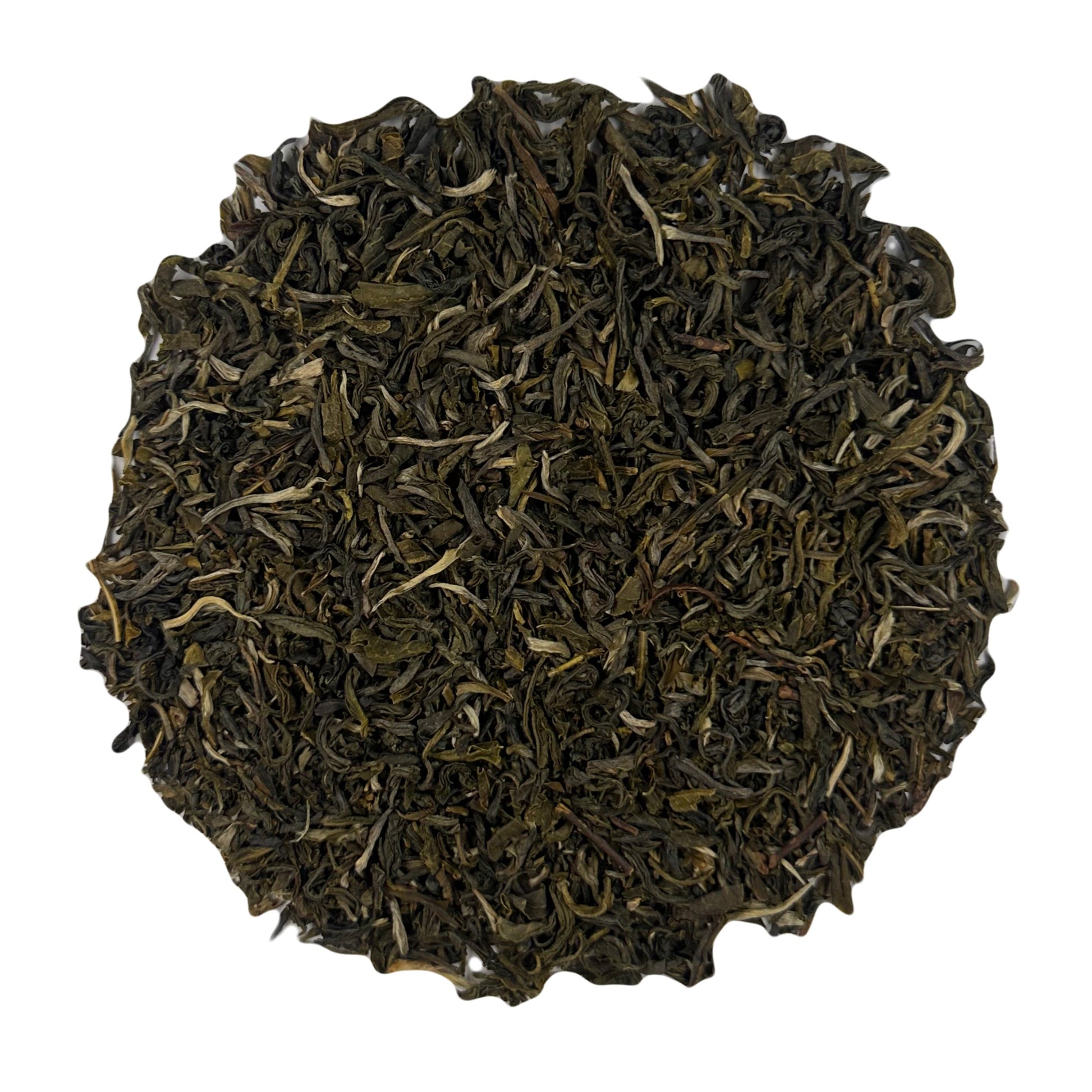 Green tea, top view